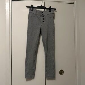 Zara skinny plaid leggings size S